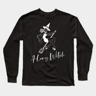 Hexy Witch Funny Witchcraft Pagan Wiccan Humor Long Sleeve T-Shirt